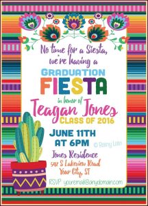 Fiesta Invitation Template Free
