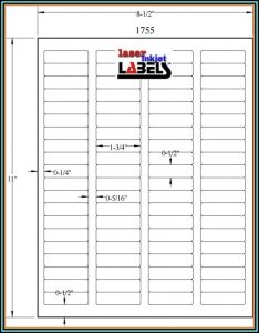 Free 4x4 Label Template