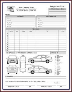 Free Bill Of Lading Form For Auto Transport