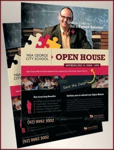 Free Business Open House Flyer Template