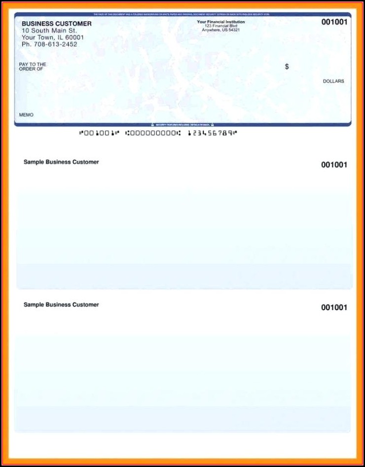 Free Check Printing Template Excel