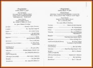 Free Church Program Template Design