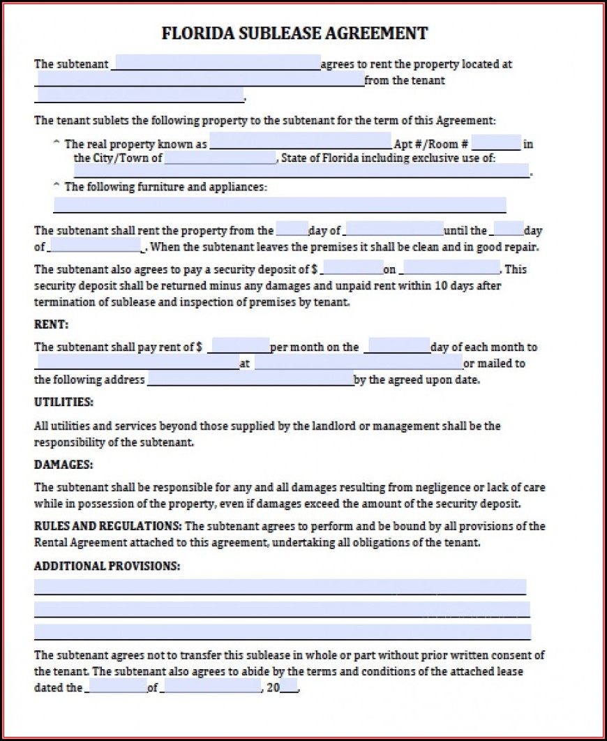 Free Commercial Lease Agreement Template Word Uk