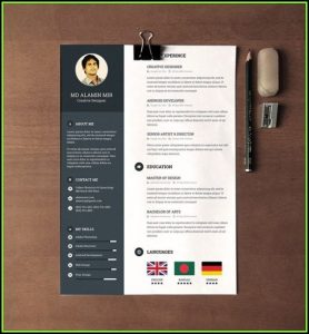 Free Creative Resume Template Word Doc