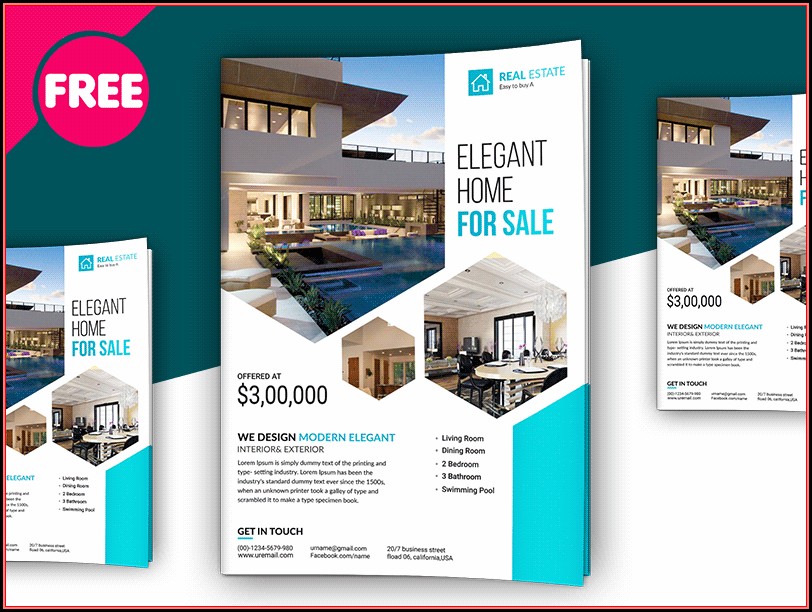 Free Download Real Estate Brochure Template