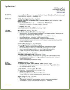 Free Elementary Education Resume Templates