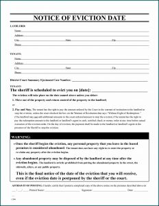 Free Eviction Notice Template Uk