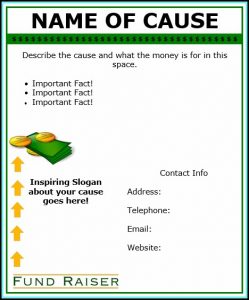 Free Fundraising Flyer Template