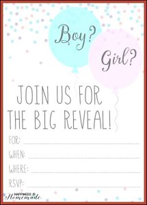 Free Gender Reveal Invitation Maker