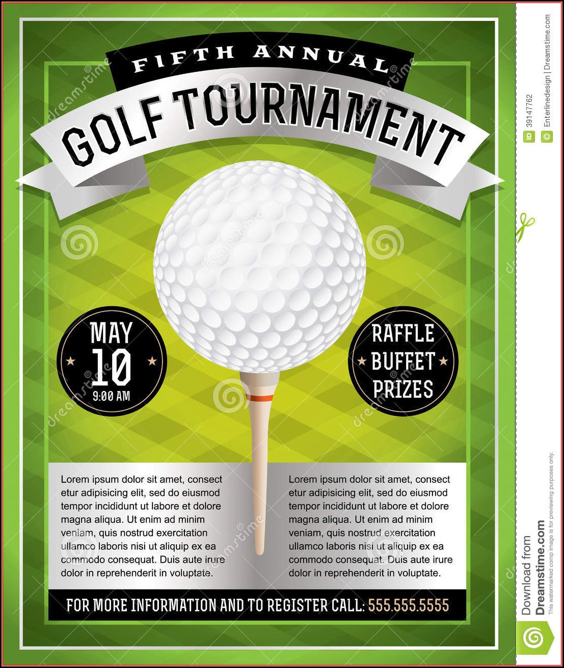 Free Golf Tournament Flyer Template Publisher