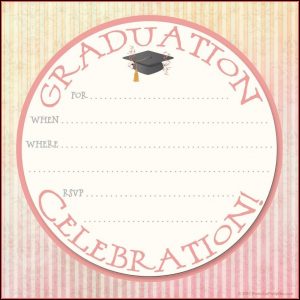 Free Graduation Party Invitation Templates For Photoshop