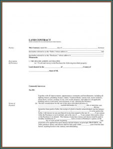 Free Land Contract Forms For Tennessee