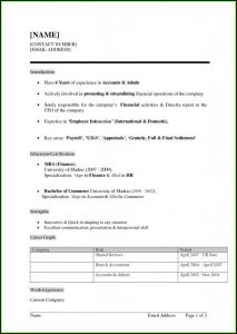 Free Resume Builder Google Docs