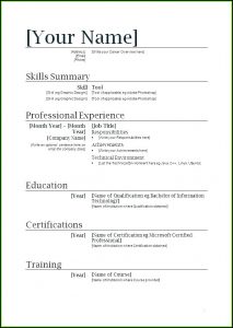 Free Resume Builder Printable