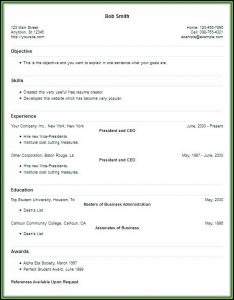 Free Resume Maker Professional Download