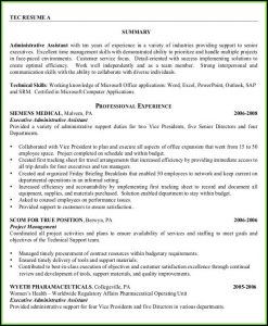 Free Sample Executive Assistant Resume