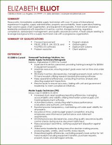 Free Sample Resume For Sterile Processing Technician