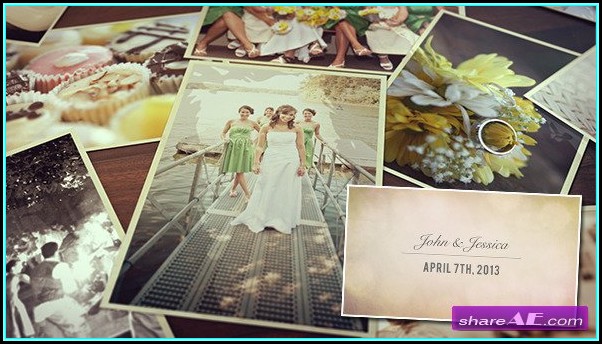Free Wedding Slideshow Templates After Effects