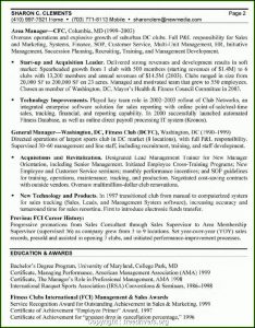 General Manager Resume Templates Free