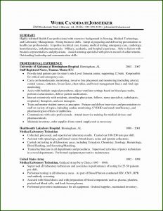 Graduate Nursing Resume Template Free