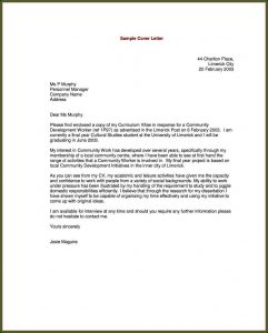 How To Make A Cover Letter For A Resume Examples