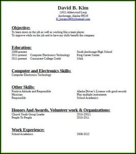 How To Make Resume For Job With Experience