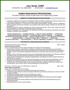 Human Resources Resume Examples Free