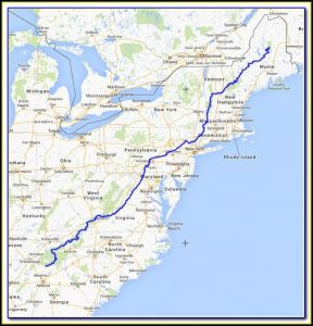 Map Of Appalachian Trail In Maine