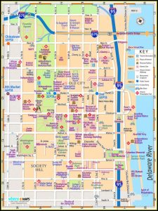 Map Of Historic Philadelphia Printable