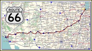 Map Of Historic Route 66 In California