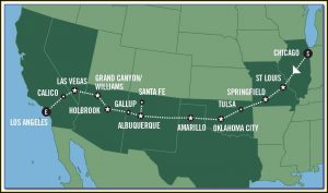 Map Of Historic Route 66 In New Mexico