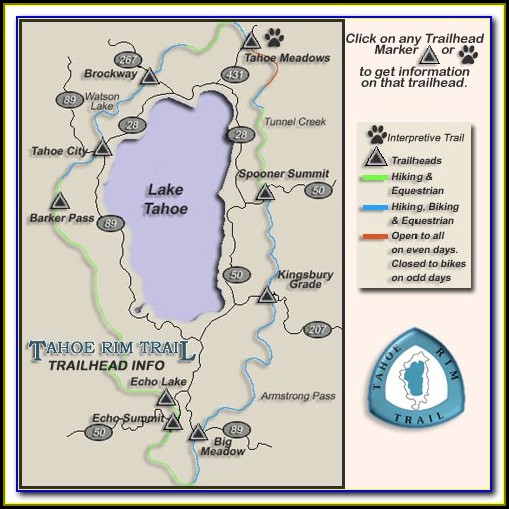 Map Of Hotels In Lake Tahoe Nv