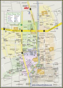 Map Of Hotels In Siem Reap Cambodia