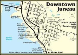 Map Of Juneau Alaska Roads