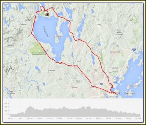 Map Of Little Sebago Lake Maine