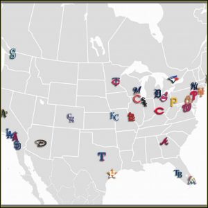 Map Of Mlb Ballparks