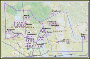 Map Of Montgomery County Texas Precincts