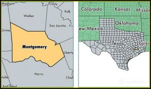 Map Of Montgomery County Tx
