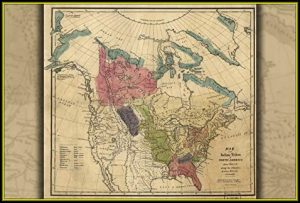 Map Of Native American Tribes 1600