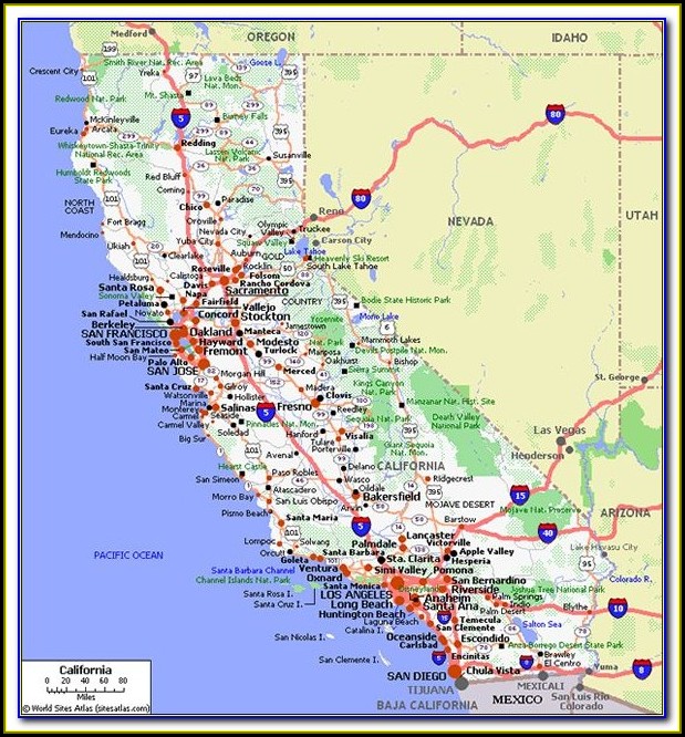 Map Of Northern California Freeways