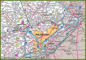 Map Of Philadelphia Area