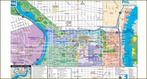 Map Of Philadelphia Center City