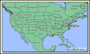 Map Of Philadelphia Usa