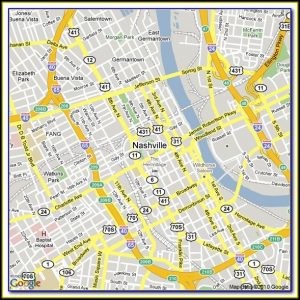Maps Of Hotels In Nashville Tn