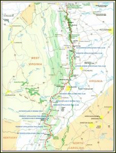 Maps Of The Appalachian Trail In Virginia