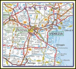Michelin Map Of Southern Italy