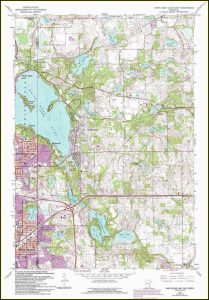 Minnesota Lake Maps For Sale