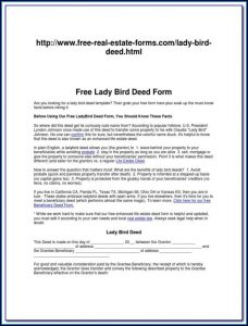 Florida Enhanced Life Estate Deed Form Free