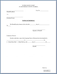 Florida Eviction Notice Example