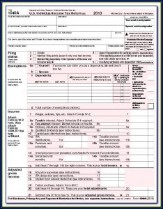 Form 1040a 2013 Instructions
